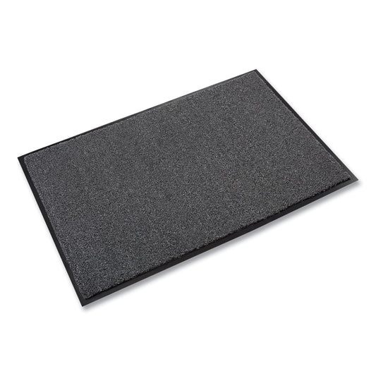 CWNWP0035CH Wonder-Pro Mat, Rectangular, Charcoal Gray Cut Pile Surface, 36" x 60"