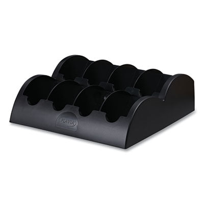 LAV25200000 Small Merchandiser, 8 Compartments, 13.6 x 13 x 4.4, Black LAVAZZA