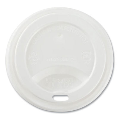 KRTCKDL508WPP Hot Cup Lids, Sipper Lid, Fits 8 oz Hot Cups, Plastic, White, 1,000/Carton