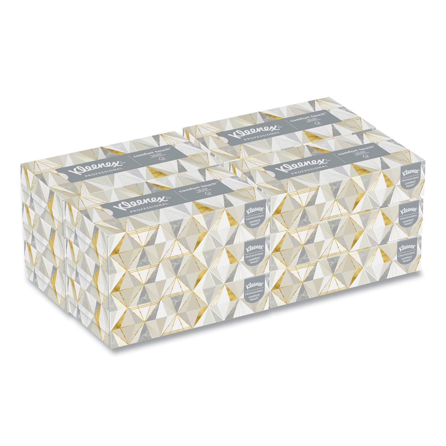 KCC03076 White Facial Tissue for Business, 2-Ply, 125 Sheets/Box, 12 Boxes/Carton