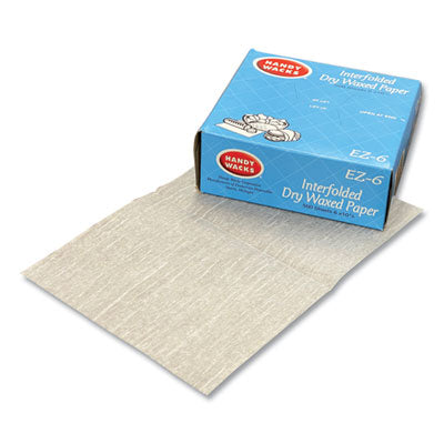 HWAEZ6 Interfolded Dry Waxed Paper Deli Sheets, 10.75 x 6, 12/Carton