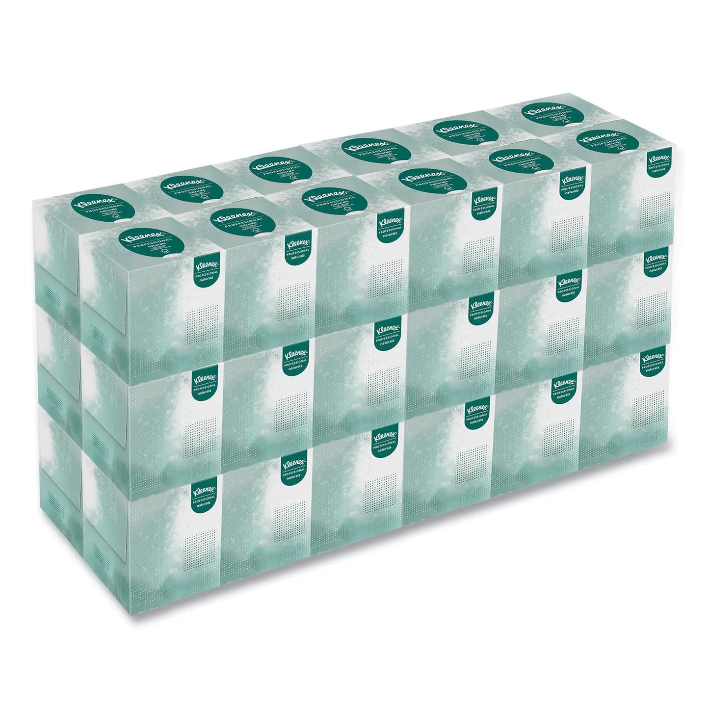 KCC21272 Naturals Facial Tissue for Business, BOUTIQUE POP-UP Box, 2-Ply, White, 90 Sheets/Box, 36 Boxes/Carton Kleenex