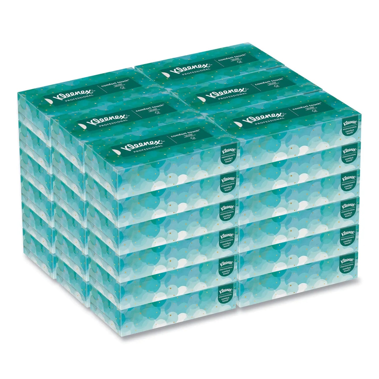 KCC21400 White Facial Tissue for Business, Pop-Up Box, 2-Ply, 90 Sheets/Box, 36 Boxes/Carton Kleenex