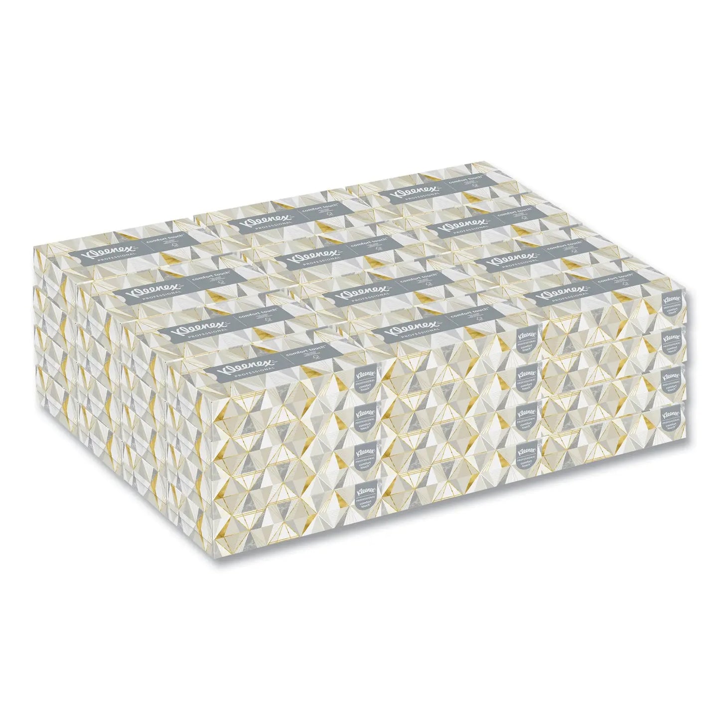 KCC21606CT White Facial Tissue for Business, Pop-Up Box, 2-Ply, 125 Sheets/Box, 48 Boxes/Carton Kleenex