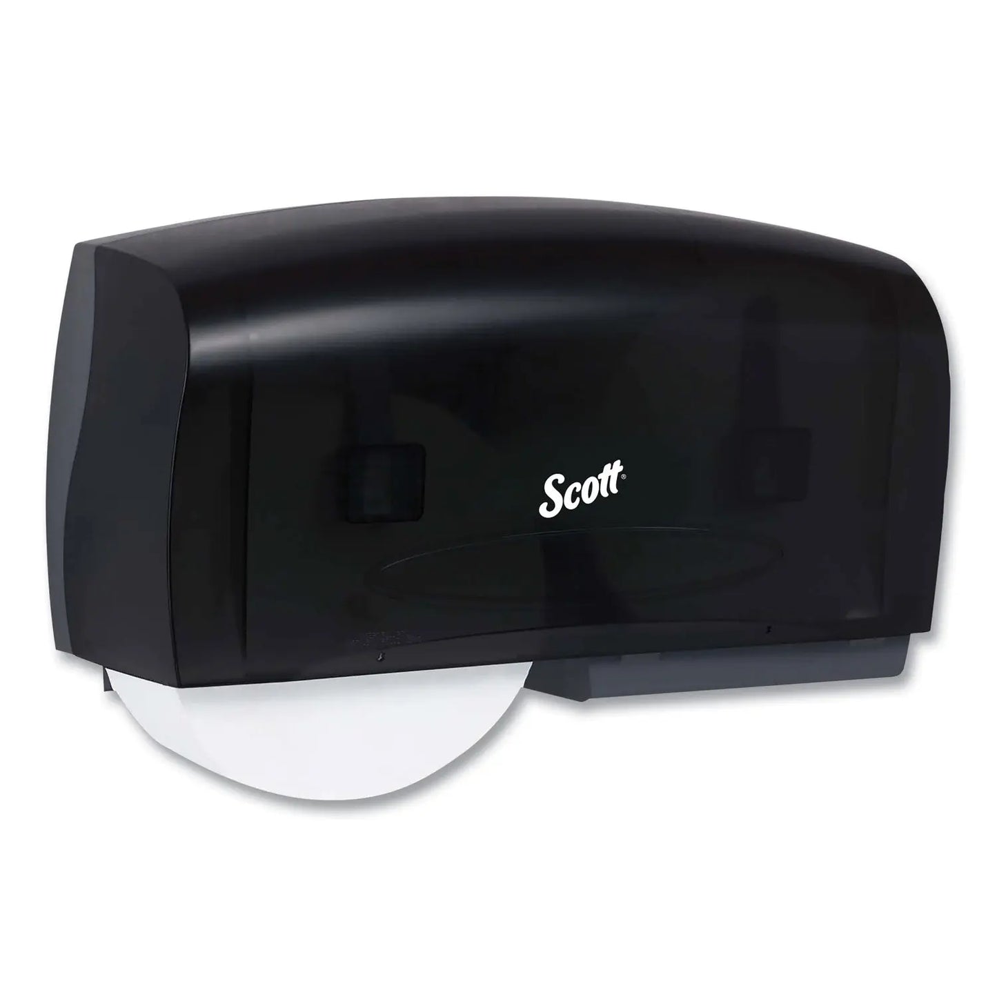 KCC09608 Essential Coreless Twin Jumbo Roll Tissue Dispenser, 20 X 6 X 11, Black Scott