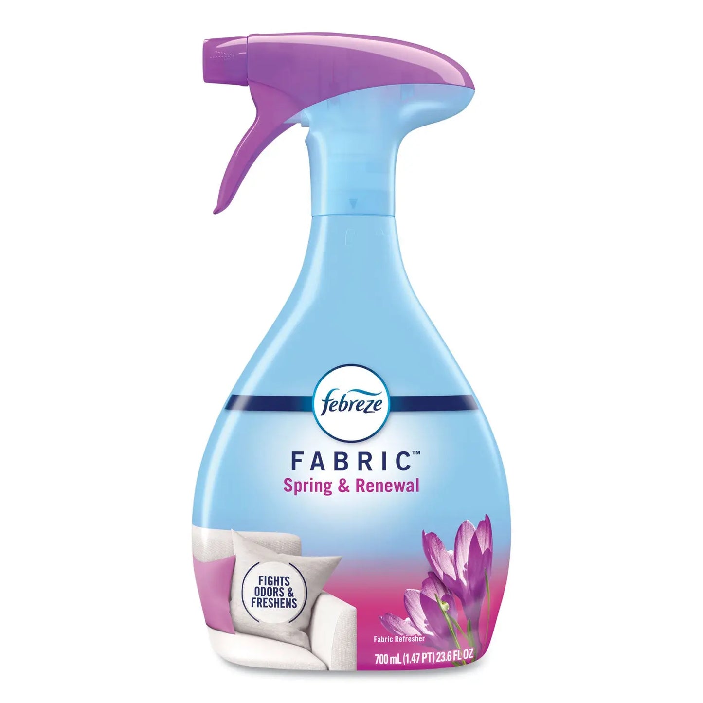 PGC08906 FABRIC Refresher/Odor Eliminator, Spring and Renewal, 23.6 oz Spray Bottle, 4/Carton Febreze