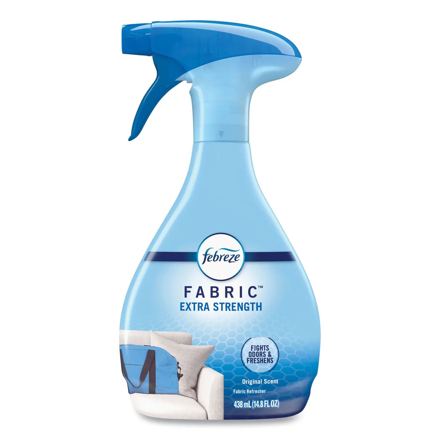 PGC08858 FABRIC Refresher/Odor Eliminator, Extra Strength, Original, 14.8 oz Spray Bottle, 8/Carton Febreze
