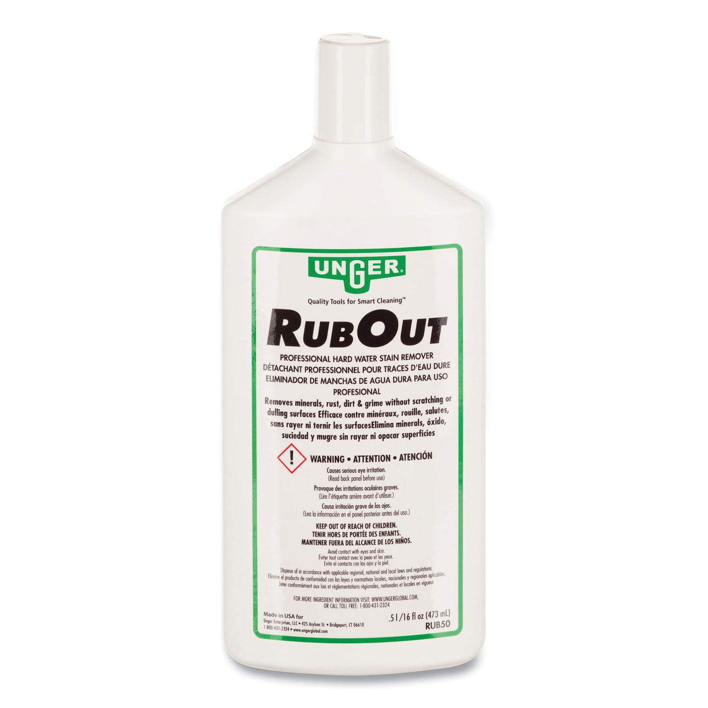 UNGRUB50EA RubOut Glass Cleaner, 16 oz Bottle