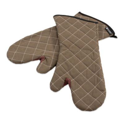 SJM800FG17 Bestguard Oven Mitt, 17", WebGuard Plus Fabric, Tan, Pair