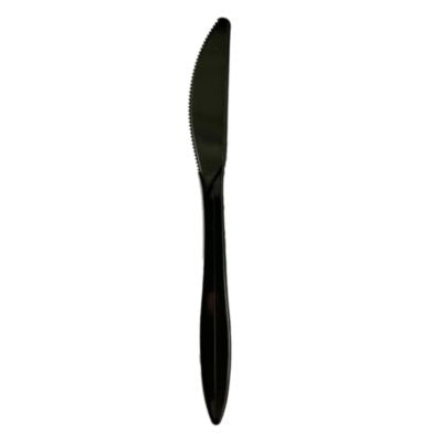 BWKKNIFEBLPP Mediumweight Polypropylene Cutlery, Knife, Plastic, Black, 1,000/Carton