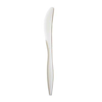 BWKKNIFEPPMW Mediumweight Polypropylene Cutlery, Knife, 5.86", Plastic, White, 1,000/Carton