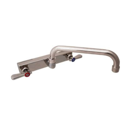 BKEEVO8SM10 Evolution Splash Mount Stainless Steel Faucet, 4.88" Height/10" Reach, Stainless Steel