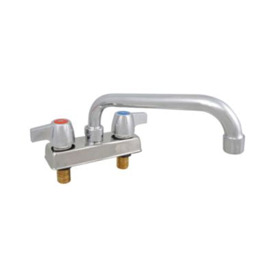 BKEBKD6 WorkForce Standard Duty Faucet, 3.87" Height/6" Reach, Chrome-Plated Brass