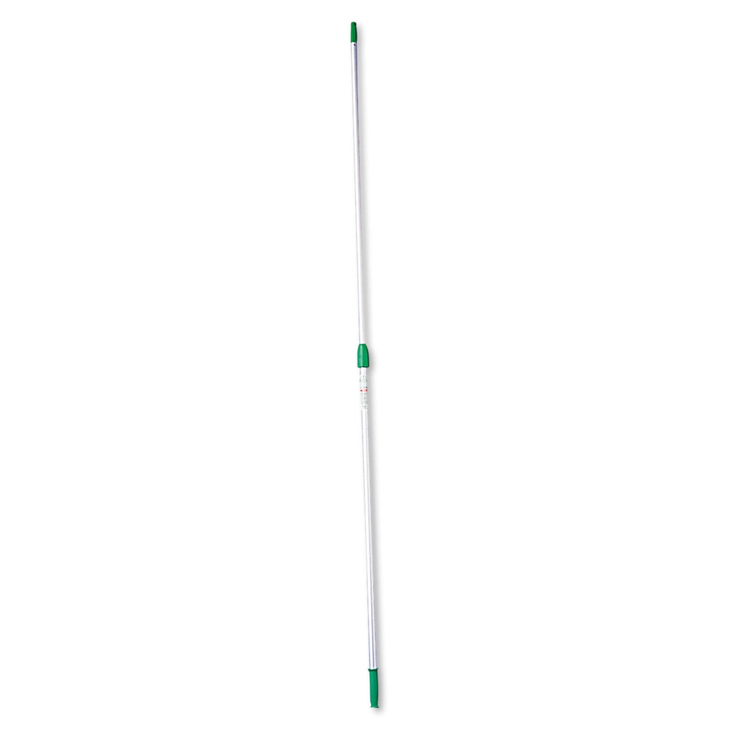 UNGEZ250 Opti-Loc Extension Pole, 8 Ft, Two Sections, Green/silver Unger