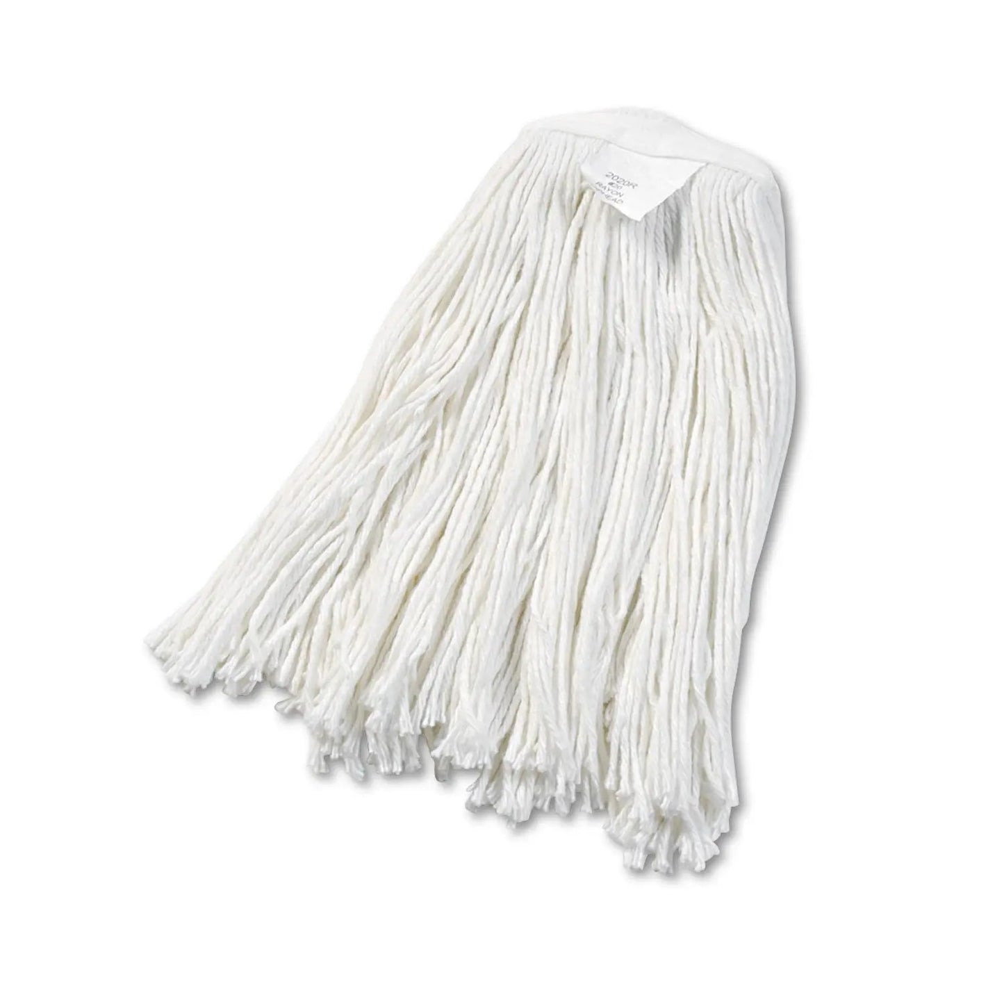 BWK2020RCT Cut-End Wet Mop Head, Rayon, #20, White, 12/Carton Boardwalk