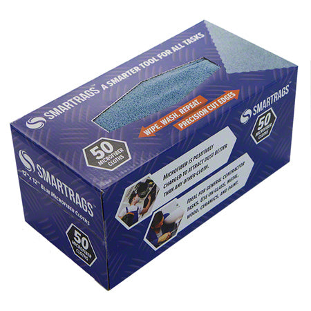SmartRags Microfiber Cloths-50/box 12x12