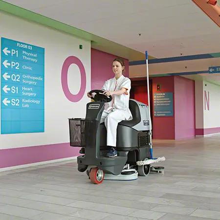 Advance SC3000 Compact Rider Scrubber - 26" Commercial Floor Cleaning Machine Advance