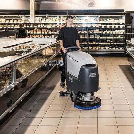 Advance SC500 Walk-Behind Scrubber 20 Inch Commercial Floor Cleaning Machine Advance