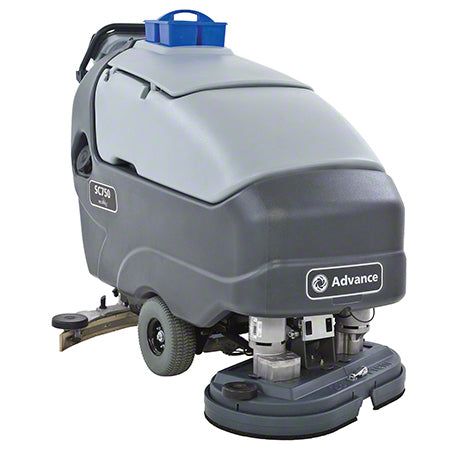 Advance SC750 Walk-Behind Scrubber for Commercial Floor Cleaning and Maintenance