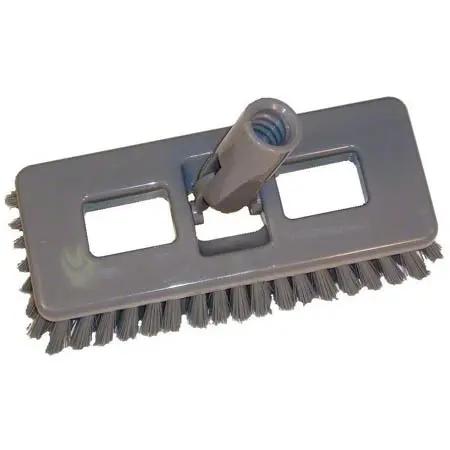 BB-230908 Better Brush Poly Fill Swivel Deck Scrub Brush - 8" x 3 1/8 Better Brush