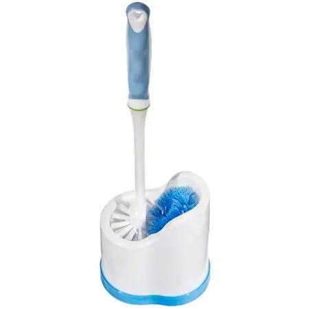 BB-280815 Better Brush "Better Grip" Toilet & Rim Brush w/Caddy - 15 1/2" Better Brush