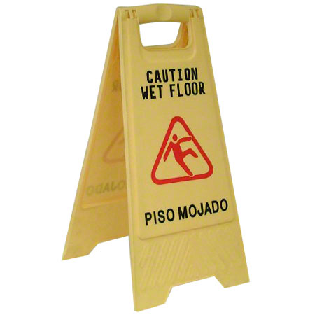 LIT-WFS-ES Crystal Lake Wet Floor Sign
