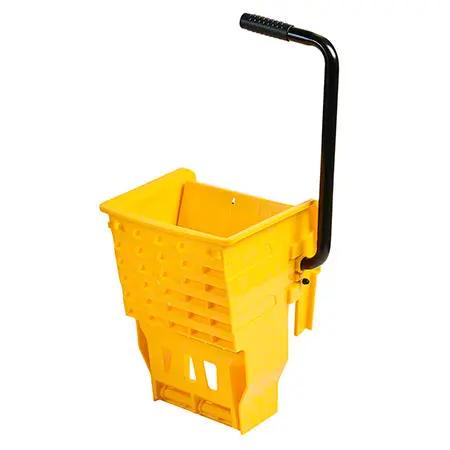 M2 Professional Grizzly Side Press Mop Bucket Combo - 32 Qt., Yellow M2