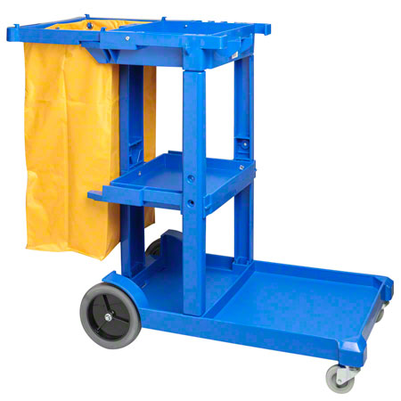 M2-CAM2000 M2 Professional Janitor Cart With Zippered Bag - Yellow