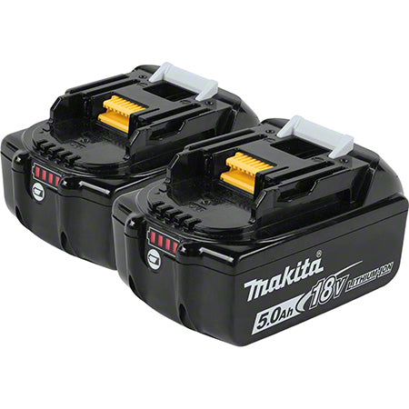 Makita 18 Volt (5.0 Ah) LXT Lithium-Ion Battery 2-Pack