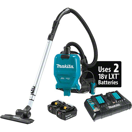 Makita 18V X2 LXT Lithium-Ion Brushless Cordless Backpack Vacuum