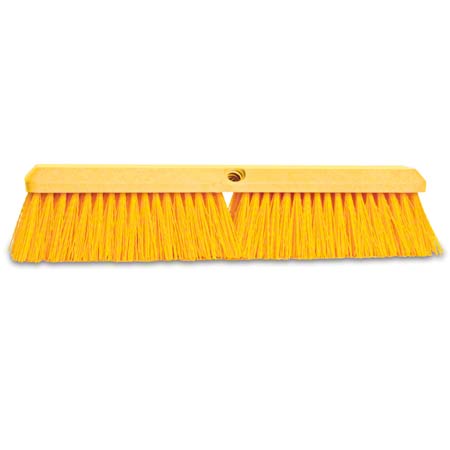 Malish Color Coded Crimped Poly Push Broom