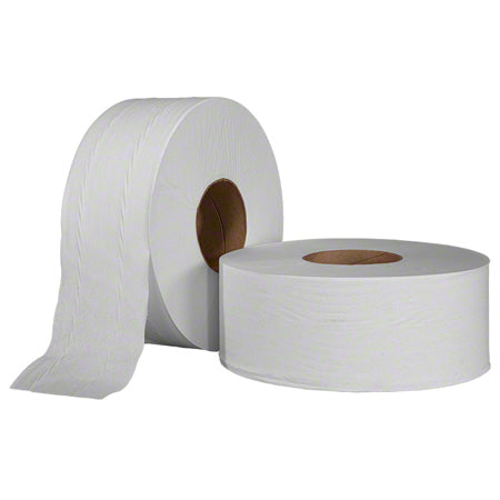 SH-1002 Marcal Pro 2 Ply 9" Jumbo Roll Bath Tissue - 3.3" x 1000', White