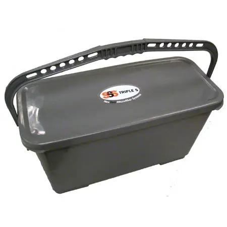 CPI-19004 SSS NexGen PK Dirty Mop Bin w/Lid - Gray CPI