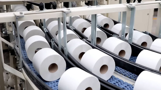 A fascinating look at the production of household toilet paper
