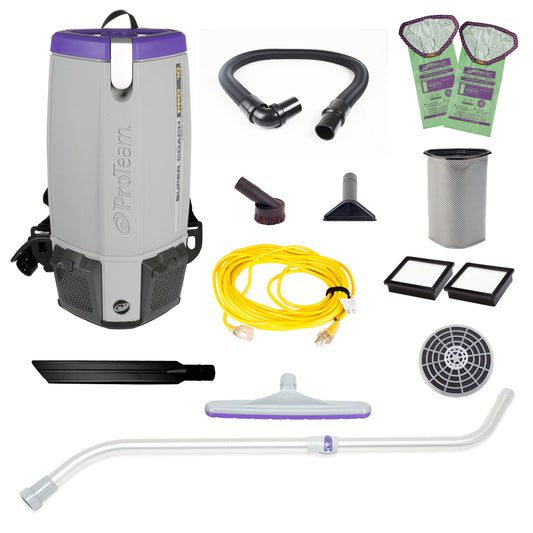 PRO-107303 SUPER COACH PRO 10 W/107100 XOVER TELESCOPING WAND KIT