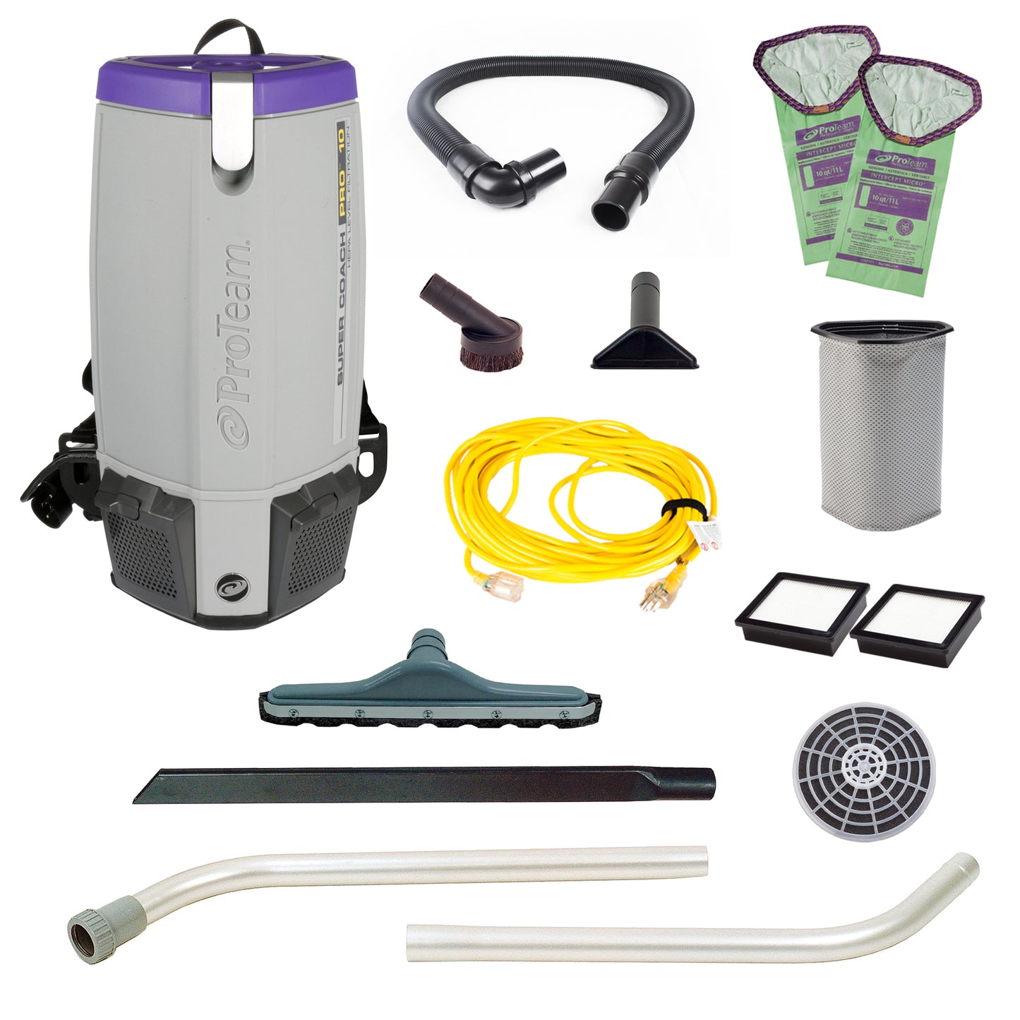 PRO-107306 SUPER COACH PRO 10 W/101829 HARD FLOOR KIT A