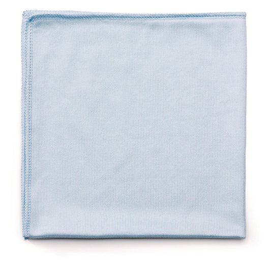 RCPQ630 Executive Series Hygen Cleaning Cloths, Glass Microfiber, 16 x 16, Blue, 12/Carton RUBBERMAID COMMERCIAL PROD.