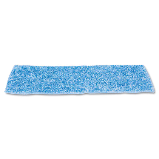 RCPQ409BLUCT Economy Wet Mopping Pad, Microfiber, 18", Blue, 12/carton