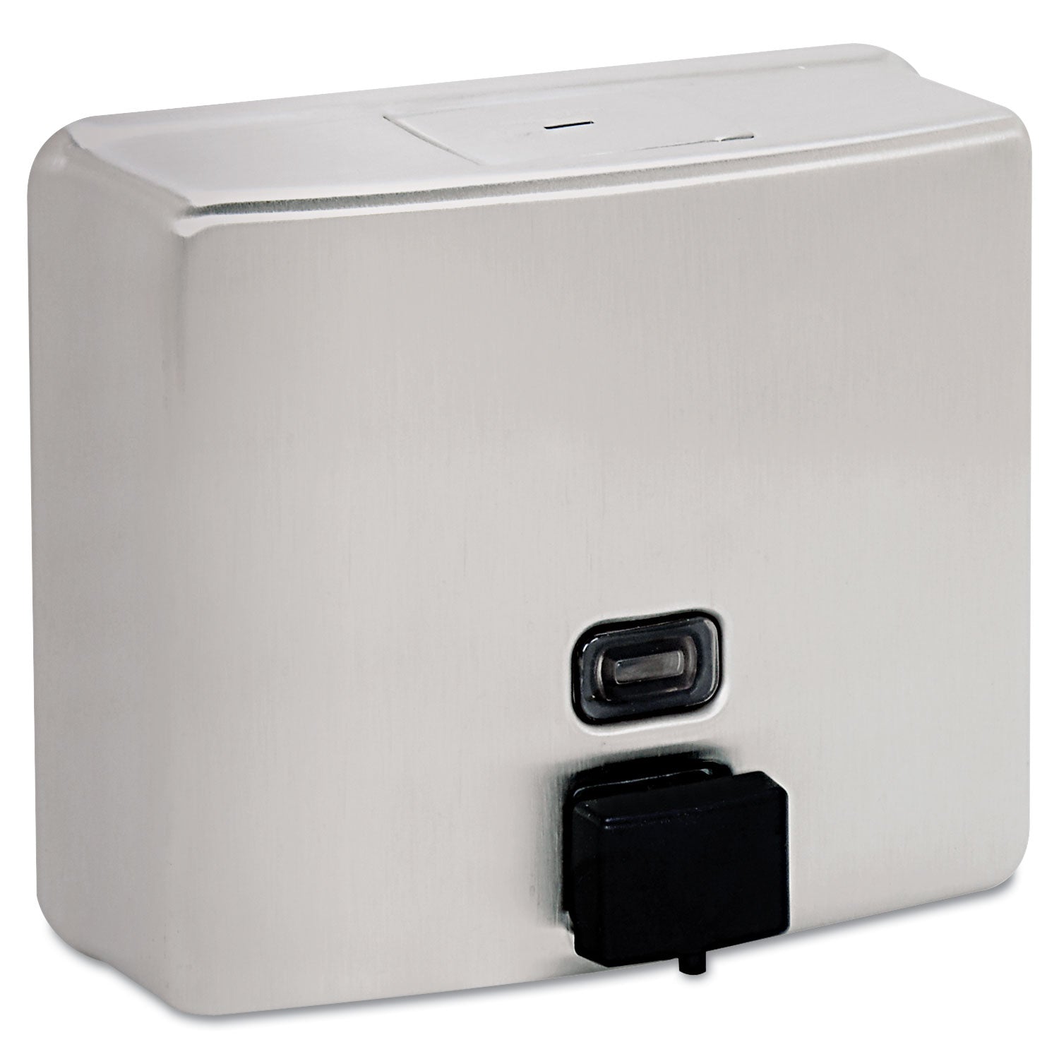 BOB4112 ConturaSeries Surface-Mounted Liquid Soap Dispenser, 40 oz, 7 x 3.31 x 6.13, Satin Finish Stainless Steel Bobrick
