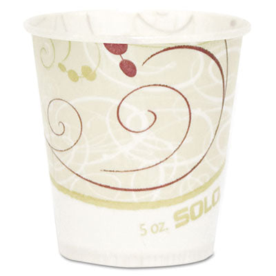 SCCR53SYMCT Symphony Design Paper Water Cups, 5 oz, 100/Bag, 30 Bags/Carton