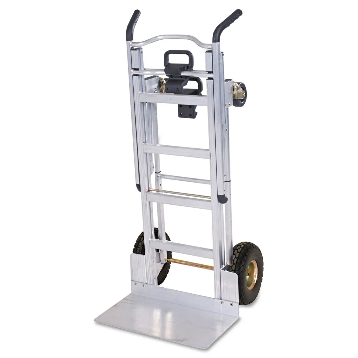CSC12312ABL1E 3-in-1 Convertible Hand Truck, 800 lb to 1,000 lb Capacity, 21.06 x 21.85 x 48.03, Aluminum Cosco