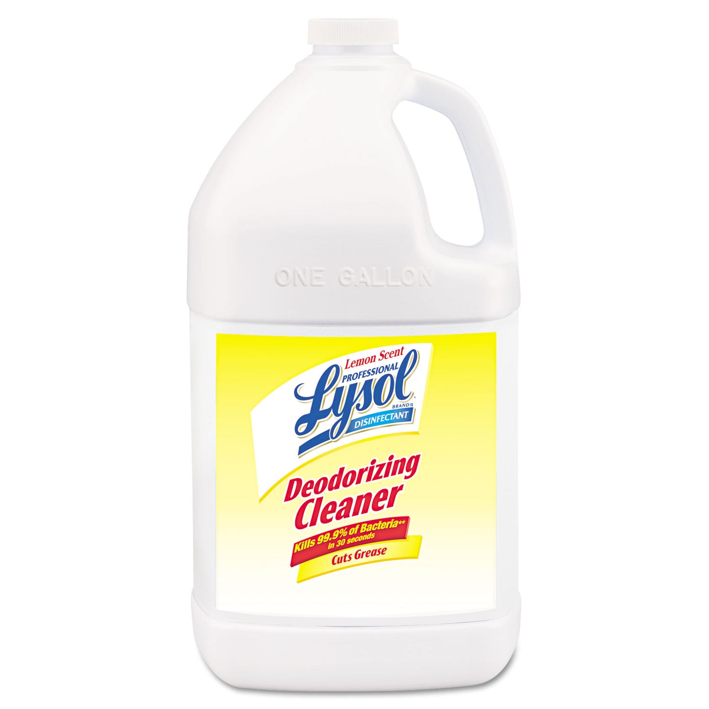 RAC76334 Disinfectant Deodorizing Cleaner Concentrate, 1 gal Bottle, Lemon Scent