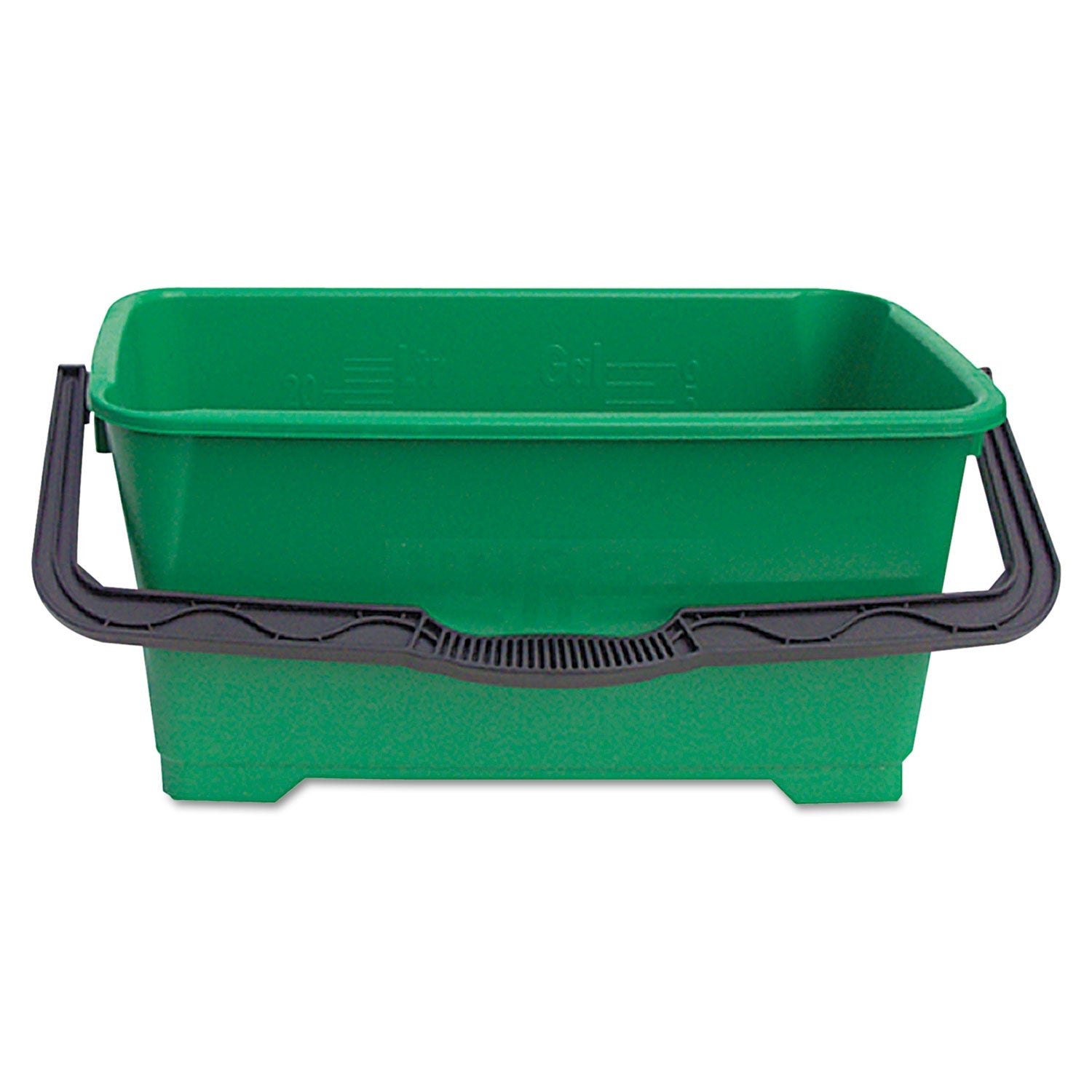 UNGQB220 Pro Bucket, 6 gal, Plastic, Green Unger