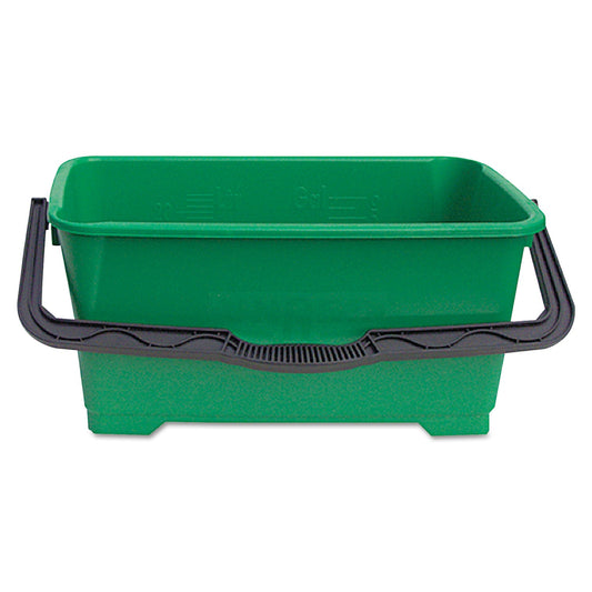 UNGQB220 Pro Bucket, 6 gal, Plastic, Green Unger