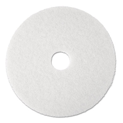 MMM08483 Low-Speed Super Polishing Floor Pads 4100, 19In. Diameter, White, 5/carton 3M/COMMERCIAL TAPE DIV.