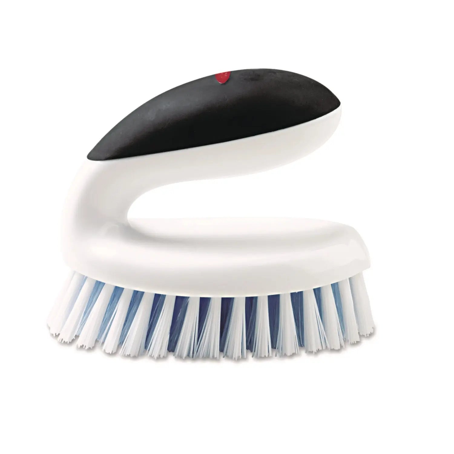 OXO33881 Good Grips Household Scrub Brush, White/Blue Nylon/Polypropylene Bristles, 5