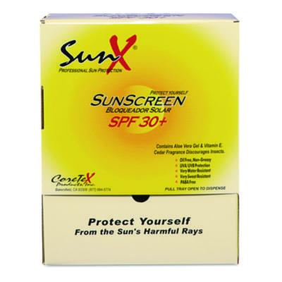 PFYCT91664 Spf30 Sunscreen, Single Dose Pouch, 100/box CORETEX PRODUCTS