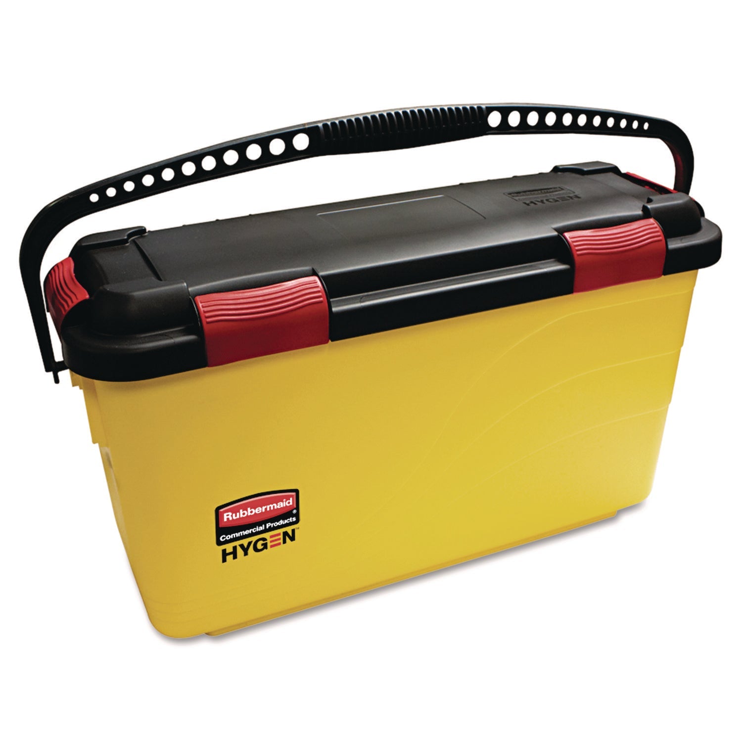 RCPQ95088YW HYGEN Charging Bucket, 6.8 gal, Yellow RUBBERMAID COMMERCIAL PROD.