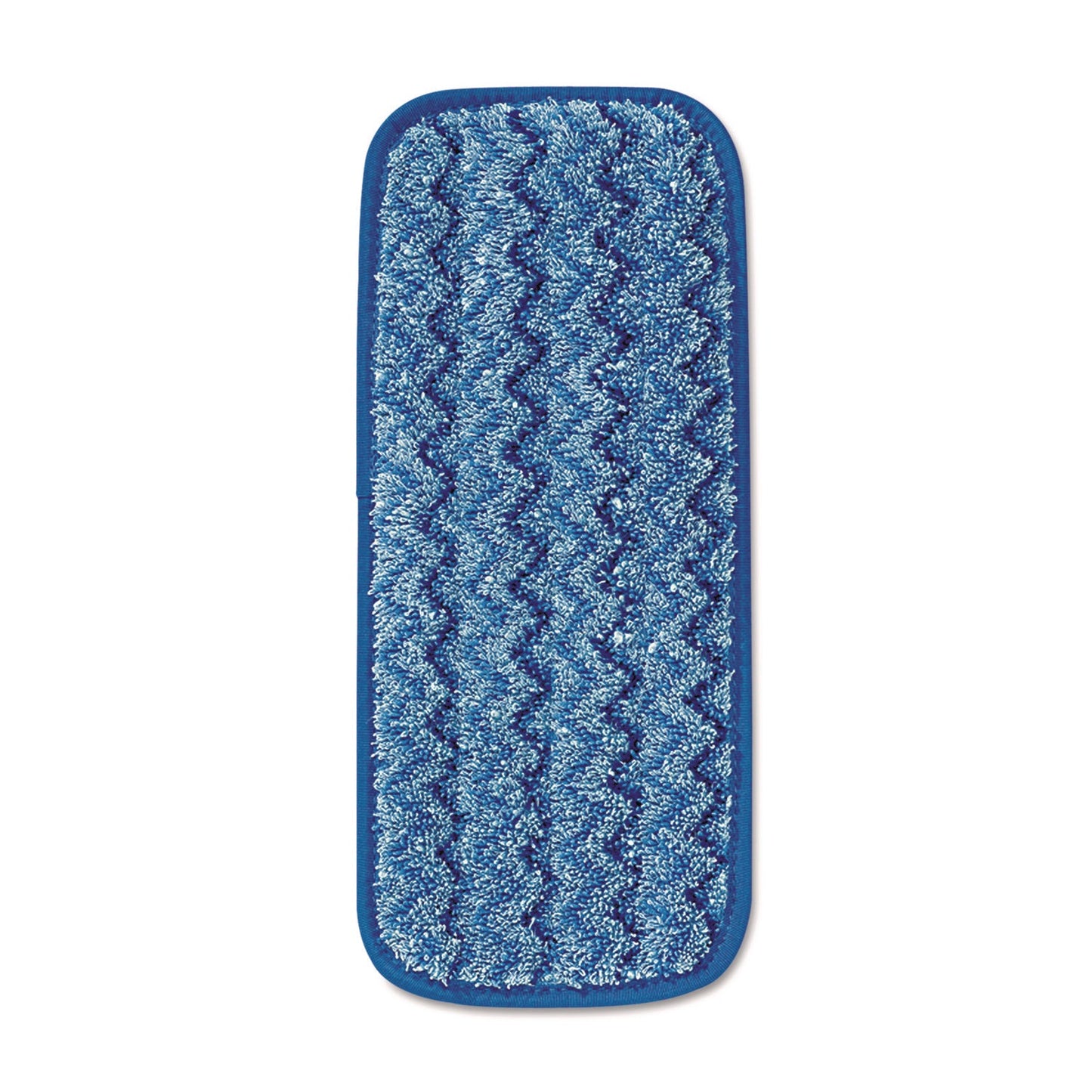 RCPQ820BLU Microfiber Wall/Stair Wet Mopping Pad, 13.75 x 5.5 x 0.5, Blue RUBBERMAID COMMERCIAL PROD.