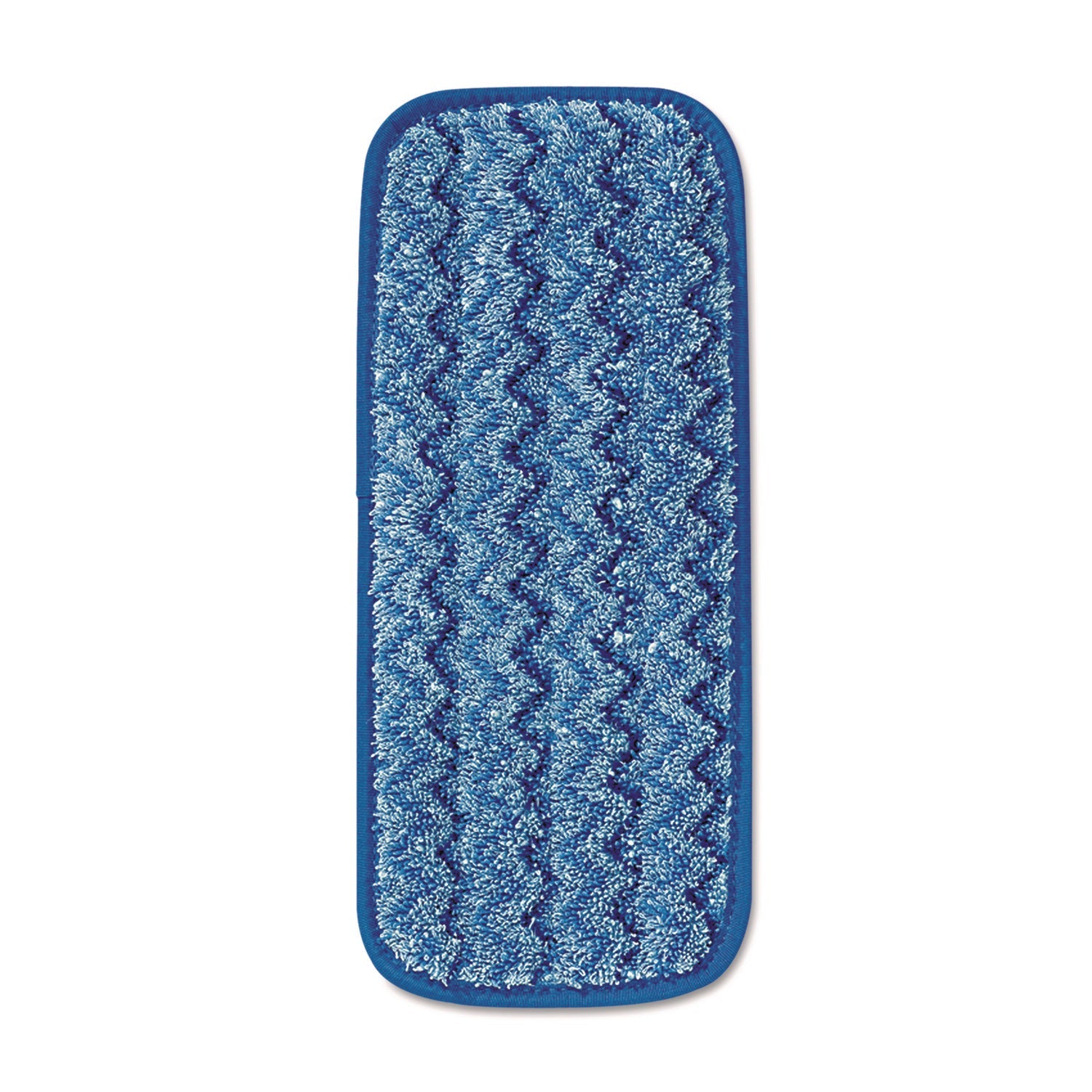 RCPQ820BLU Microfiber Wall/Stair Wet Mopping Pad, 13.75 x 5.5 x 0.5, Blue RUBBERMAID COMMERCIAL PROD.